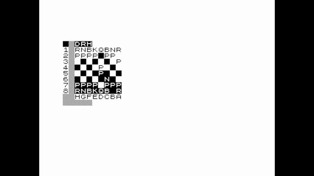 1K ZX Chess For The ZX81