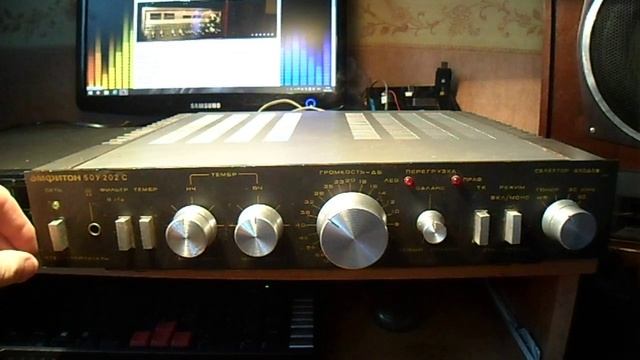 Усилитель Амфитон 50у-202 и колонки Radiotehnika S-90D смотреть онлайн