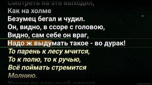 Дурак и молния - караоке (КОРОЛЬ И ШУТ)