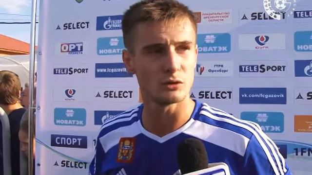 ГАЗОВИК - САХАЛИН. Послематчевое интервью Малых. смотреть онлайн