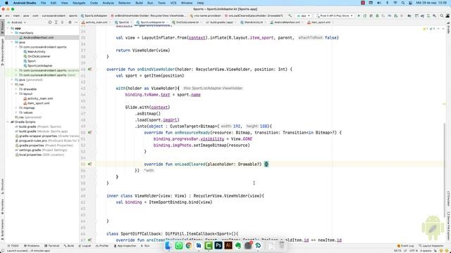 Adapters en Kotlin #8 Ocultar/mostrar ProgressBar + Recortar imagen + Cambiar resolución en Android смотреть онлайн