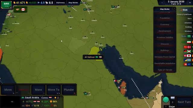 First Major Victory - Saudi Arabia Modern World w/ Alliances - Age of Civilizations II #4 смотреть онлайн