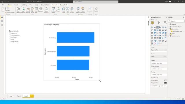 New Feature: Slicer to choose which columns to display on chart using Fields Parameter in PowerBI смотреть онлайн