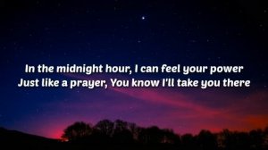 Madonna - Like A Prayer Lyrics