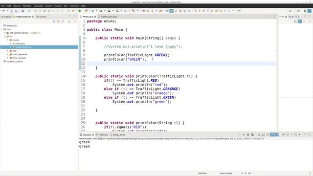 java OOP - enum well explained - جافا смотреть онлайн
