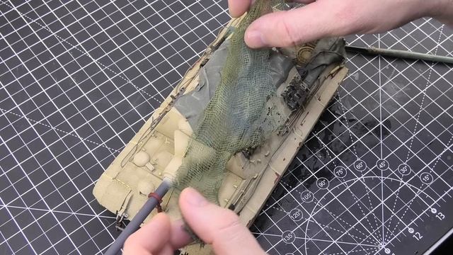 JAGDTIGER - camo netting tutorial, Blitz by Takom 8003, Jägermeister, GIVEAWAY! смотреть онлайн