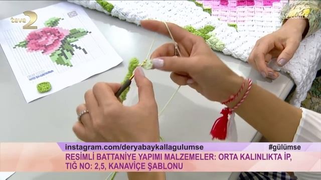 Derya Baykal'la Gülümse: Resimli Battaniye Yapımı