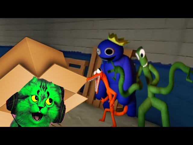 Радужные друзья нападают! радужные друзья ⏪ Rainbow friends ⏪. смотреть онлайн