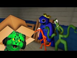 Радужные друзья  нападают! радужные друзья ⏪ Rainbow friends ⏪.