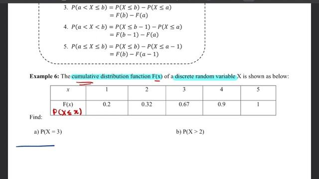LECTURE CHAPTER 9: CUMULATIVE DISTRIBUTION FUNCTION (DISCRETE RANDOM VARIABLE) смотреть онлайн