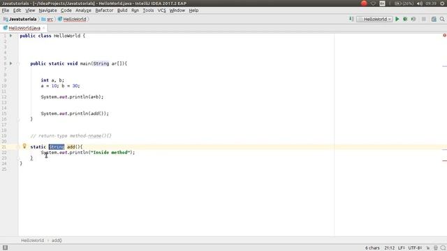 java tutorial for beginner part 12 method return type смотреть онлайн