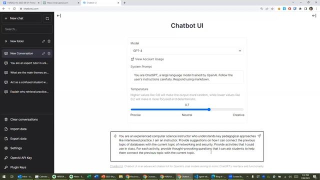 The impact of generated artificial intelligence on the landscape of higher education. смотреть онлайн