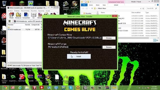 How To Get minecraft Comes Alive (MCA) Link In Desc 1.5.1 смотреть онлайн