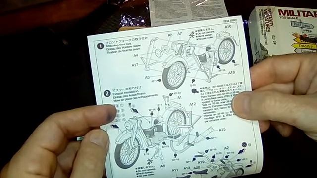 Tamiya 241 German Motorcycle Orderly Set, In Box Review.