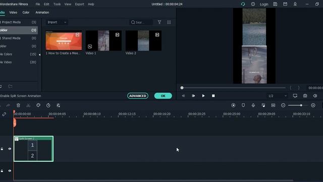How To Increase Split Screen Duration In Filmora | Filmora Tutorial смотреть онлайн