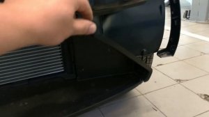 Рено Аркана со снятым передним бампером