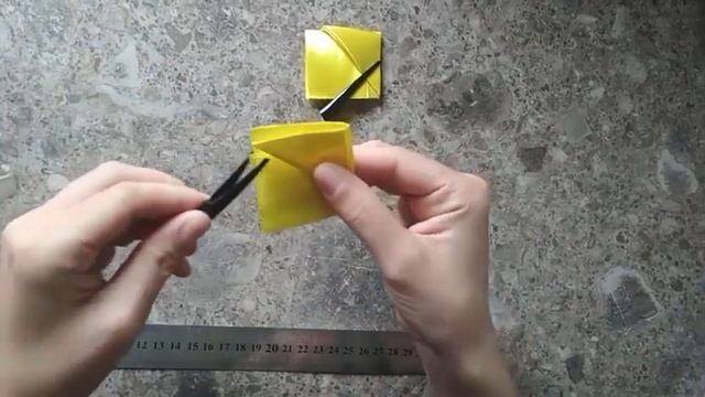 как сделать бантик из жёлтой атласной ленты смотреть онлайн