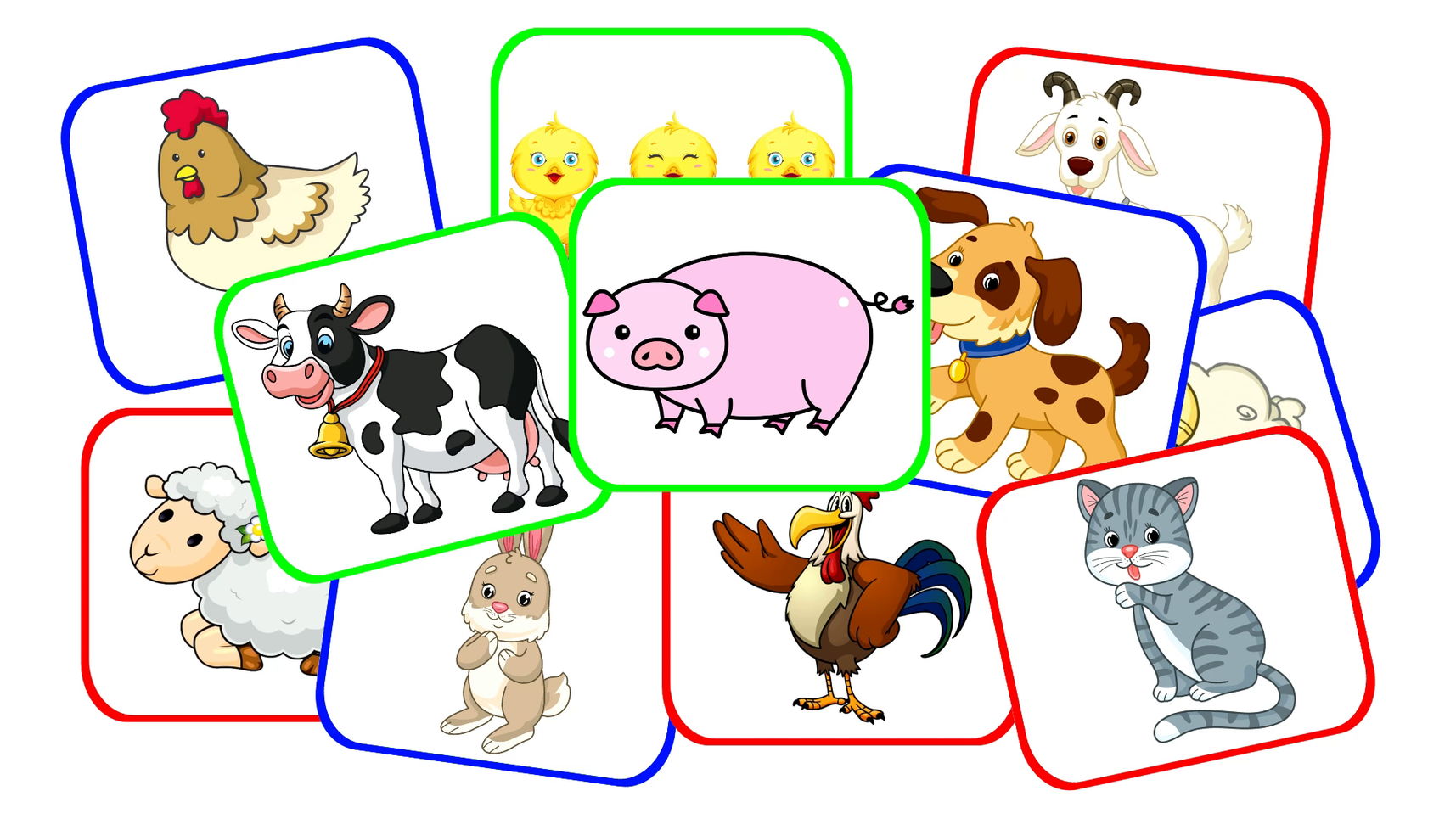 Развивающие МУЛЬТИКИ про животных для детей ДОМАШНИЕ животные ЗАГАДКИ для малышей смотреть онлайн