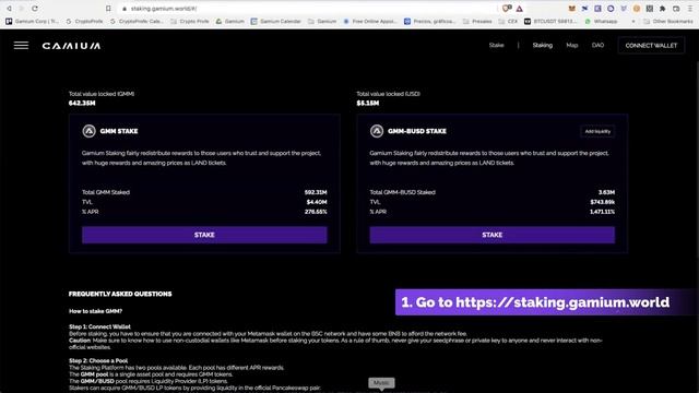 Gamium Staking tutorial - How to stake your $GMM tokens смотреть онлайн