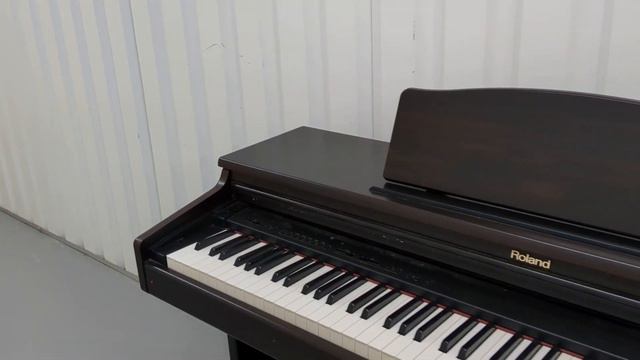 Roland HP237e digital piano in dark rosewood finish stock number 23407 смотреть онлайн