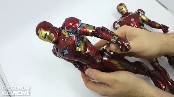 Hot Toys Iron Man Mark 43 VERSUS Mark 46 Comparativo / DiegoHDM