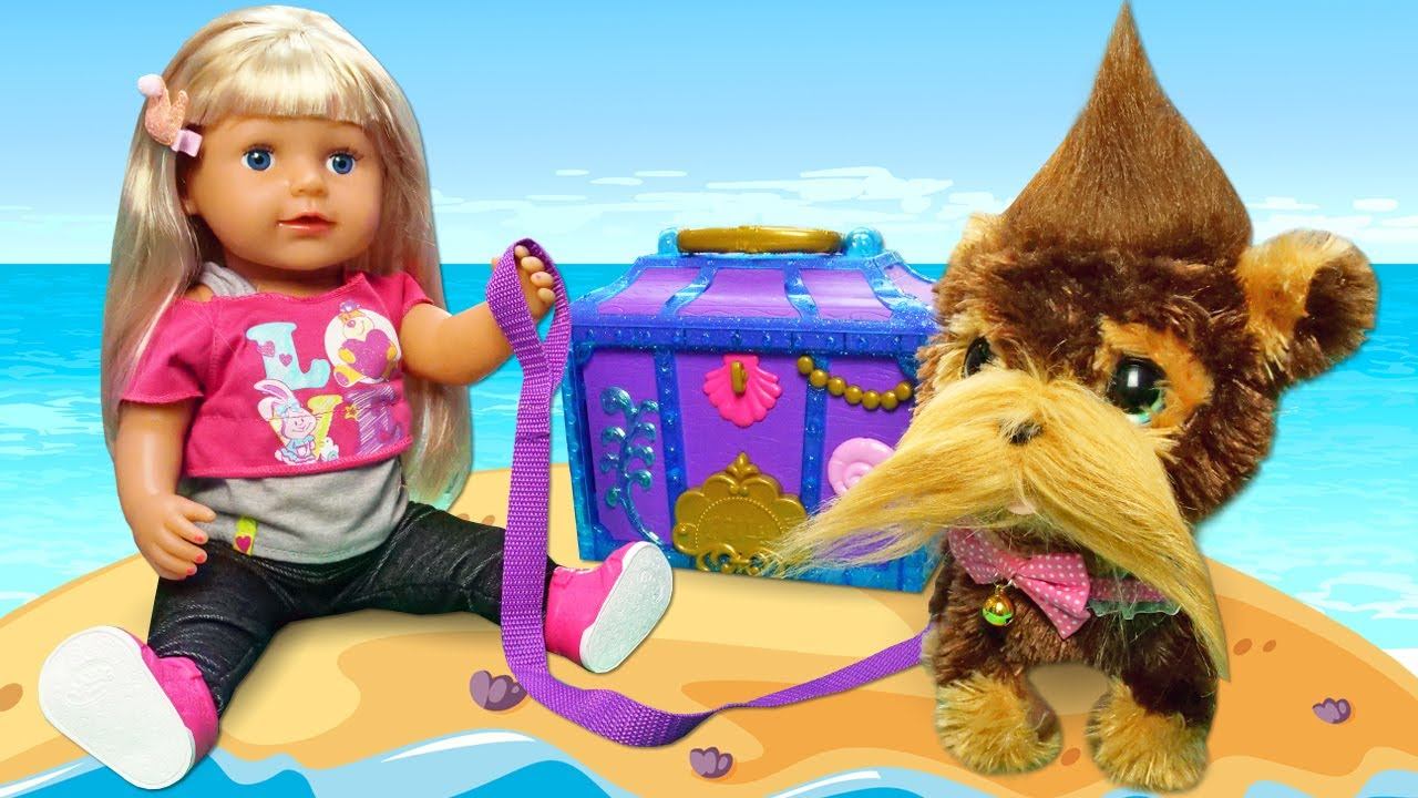 Русалка помогает БЕБИ БОН - Робокар Поли и машинки ищут щенка - Сундук русалки новая серия смотреть онлайн