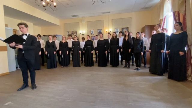 Камерный хор Санкт-Петербургской консерватории, зачёт по практике работы с хором 2 курса 15.05.23 смотреть онлайн