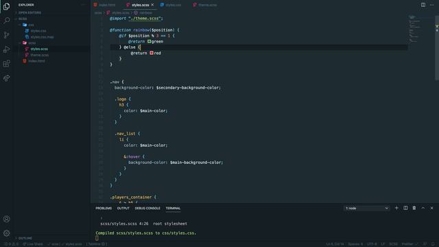 W8L2 - Sass смотреть онлайн