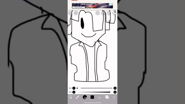 How to draw a roblox default avatar/bacon hair tutorial смотреть онлайн