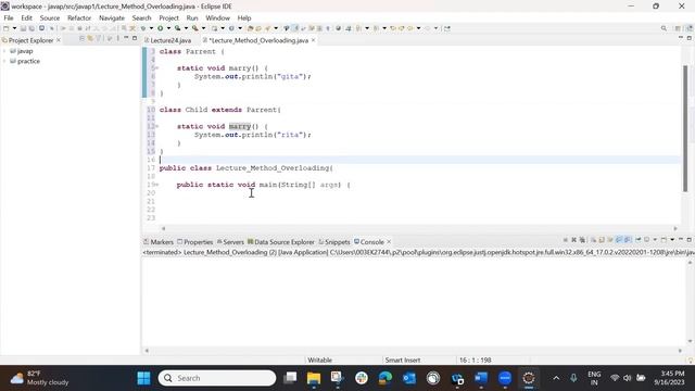Can We Override Static Method in Java ? with Example || What is method Hiding || Interview Question смотреть онлайн