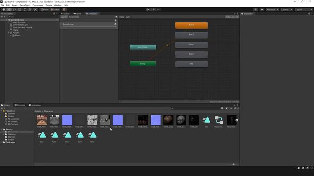 Безумная игра в кальмара на UNITY. Часть 3. Больше анимаций.