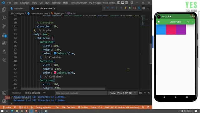 Row & Column Widget | Flutter Malayalam Tutorial | Part-7. смотреть онлайн
