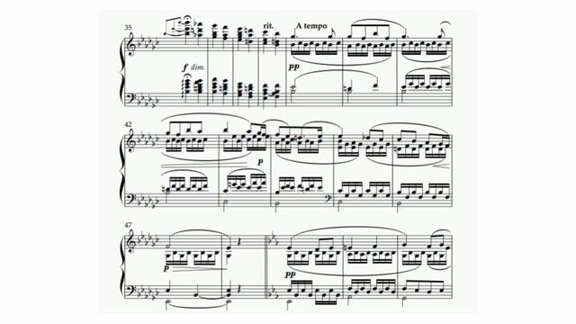 Tristan Mellor - Adagio in A-flat major (audio + sheet music) смотреть онлайн