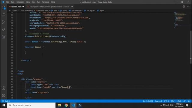 Episode 2 Firebase Real Time Database Insert Create смотреть онлайн