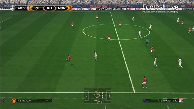 PES 2017 | UEFA Europa League final | Lyon vs Manchester United | Gameplay PC смотреть онлайн