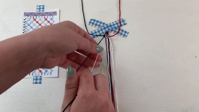 american flag 4th of july friendship bracelet!! + how to read a friendship bracelet pattern смотреть онлайн