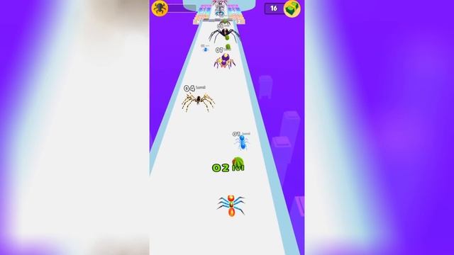 КАКОЙ ПАУК КРУЧЕ? НУБ против ПРО против ЧИТЕРА в ЭВОЛЮЦИИ ПАУКА смотреть онлайн