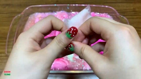 Special Series #PINK Hello Kitty || Heart Slime || MIXING TOO MUCH THINGS INTO SLIME || BOOM SLIME