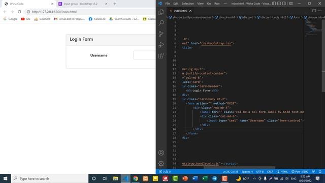Bootstrap 5 Tutorial for Beginners 12 Form in Bootstrap ( Kurdish ) смотреть онлайн