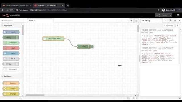 Reading E-Mail using Node-Red | Knowledge Sharing Series | Raspberry Pi, Node-Red, IoT | Part-02 #0 смотреть онлайн