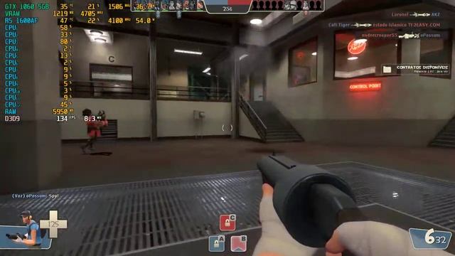 Team Fortress 2 (R5 1600 AF + GTX 1060 5GB ) смотреть онлайн