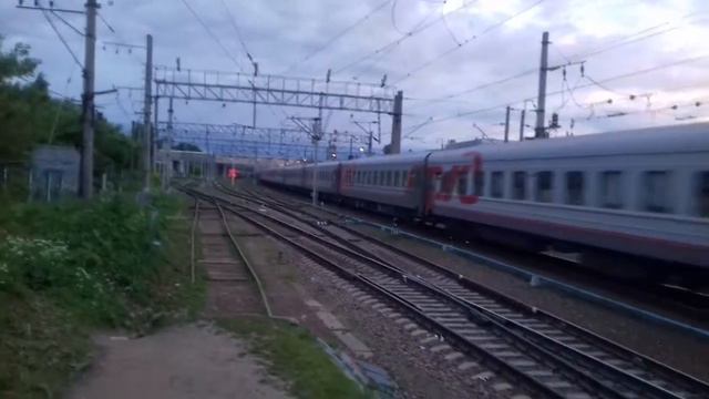 ЭП2К-272 со скорым поездом 289А Архангельск-Москва смотреть онлайн