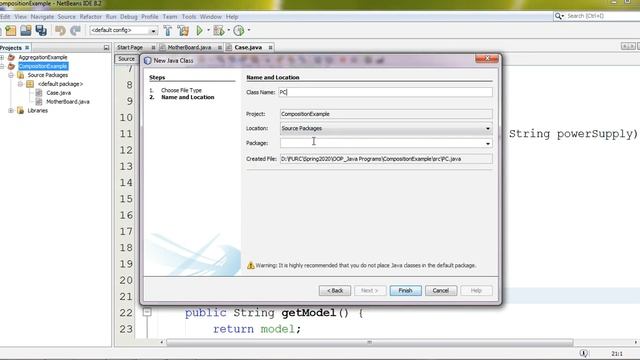 Composition in JAVA || Code & URDU Explanation смотреть онлайн