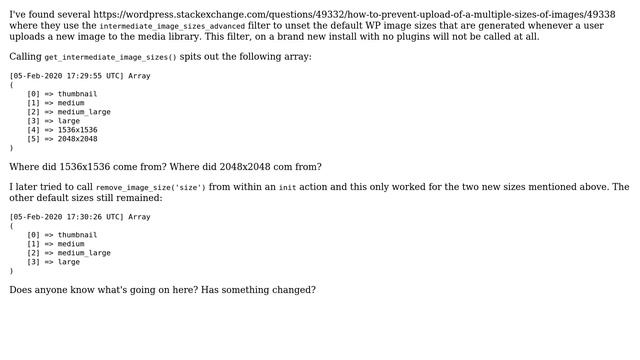 Wordpress: WP 5.3 Removing Default Wordpress Image Sizes смотреть онлайн
