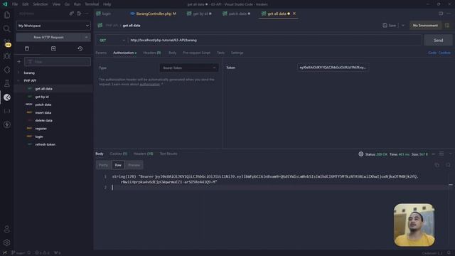 PHP REST API JWT AUTHENTICATION | IMPLEMENTASI PADA PROJEK API KITA смотреть онлайн