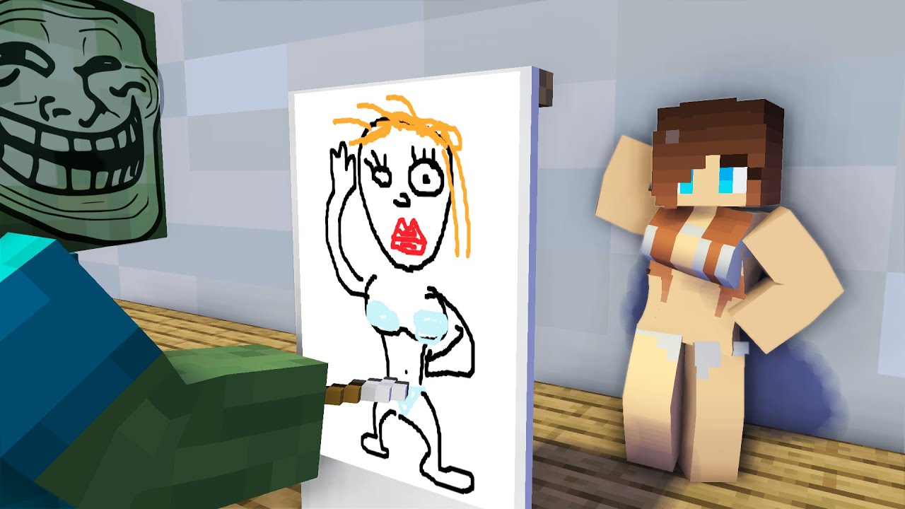 Школа Монстров - Рисование. Майнкрафт Мультфильм