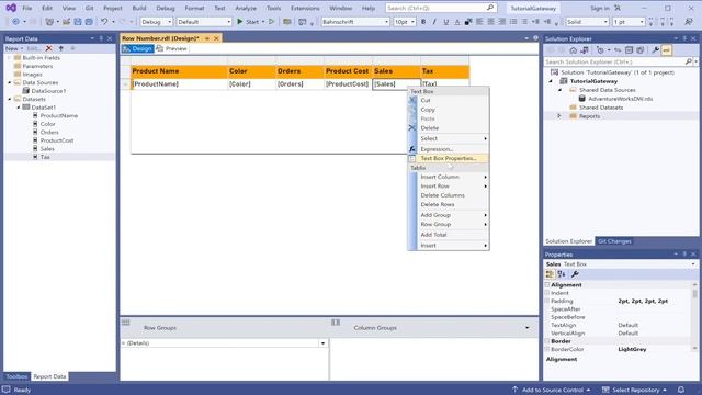 SSRS Tutorial - Add Row Numbers to Table Report смотреть онлайн