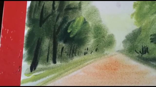 "Рисуем аллею парка" смотреть онлайн