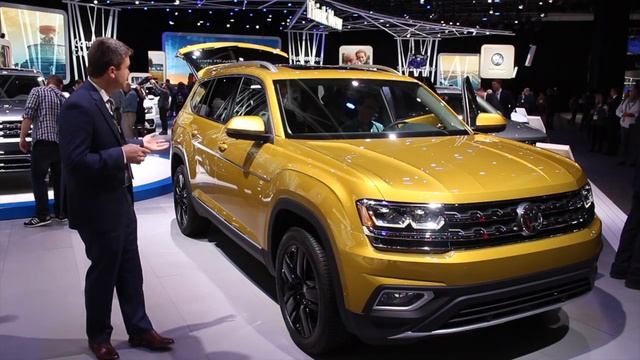 2018 Volkswagen Atlas at the 2017 NAIAS Detroit Auto Show смотреть онлайн
