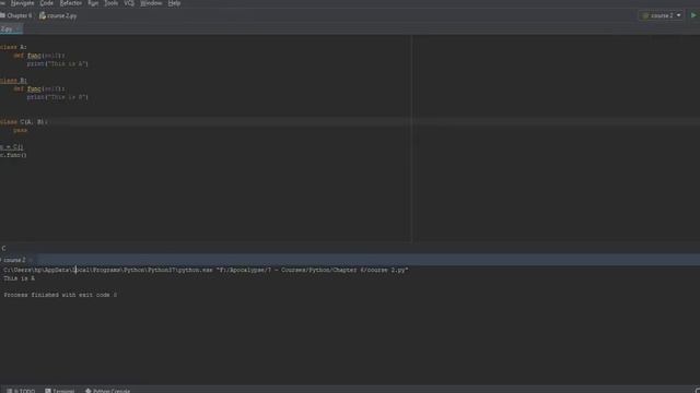 Python Course for Beginners : 6.2 OOP Multiple Inheritance, Deadly Diamond of Death смотреть онлайн